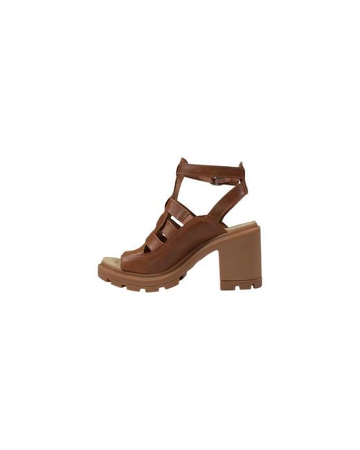 Timberland Brown Beige Leather Strap
