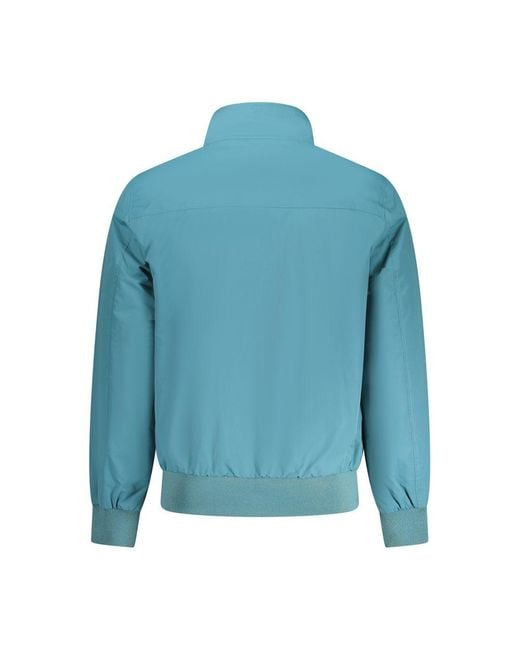 North Sails Blue Classic Bomber Jacket Water Resistant for men