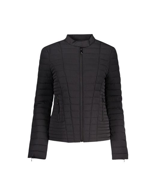 Guess Black Polyurethane Jacket
