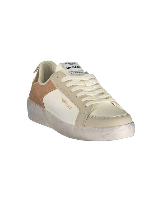 Gas Natural Bianco Polyurethane Sneaker
