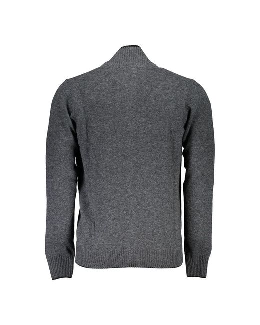 North Sails Gray Grigio Poliammide Men Cardigan for men