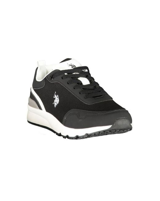 U.S. POLO ASSN. Black Polyester Men's Sneaker for men