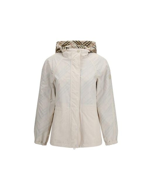 Burberry Natural Beige Polyester Clothing