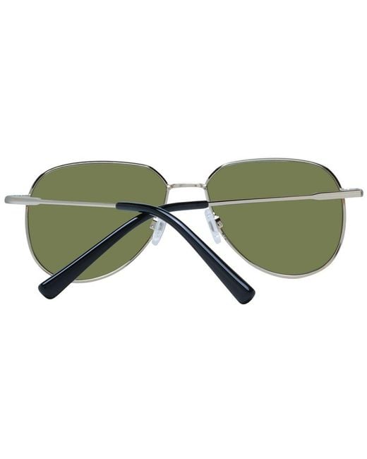 Serengeti Green Gold Metal Sunglasses
