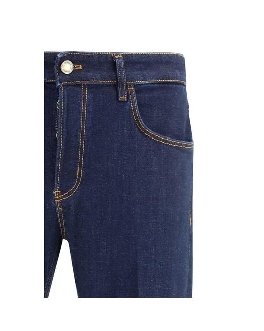 PT Torino Blue Cotton Jeans Denim for men