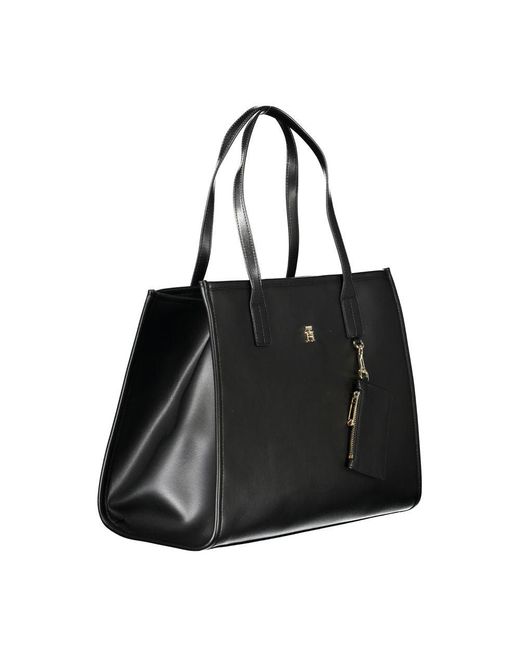 Tommy Hilfiger Black Polyethylene Handbag