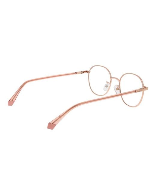 Polaroid Metallic Rose Gold Metal Glasses (frames)