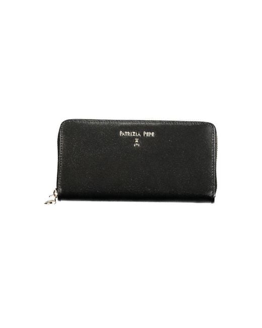 Patrizia Pepe Black Leather Wallet