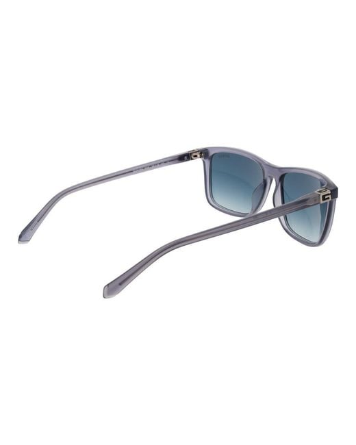 Guess Blue Plastic Sunglasses for men