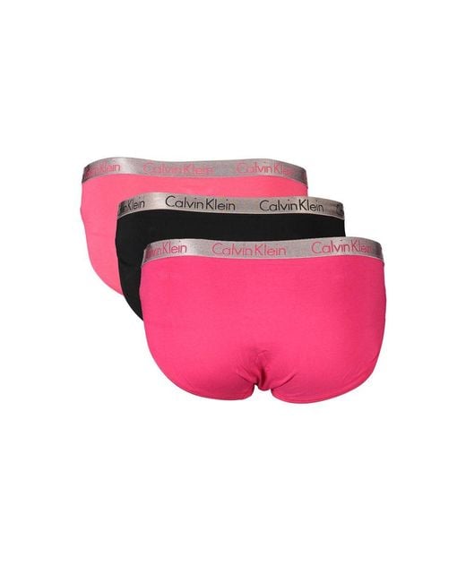 Calvin Klein Pink Cotton Briefs