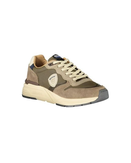 Blauer Gray Leather Sneaker for men