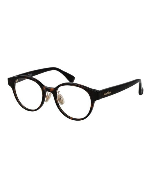 Max Mara Black Brown Acetate Glasses (frames)