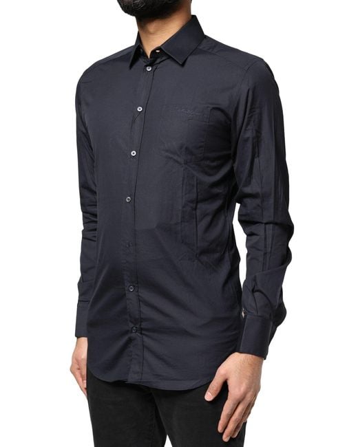 Dolce & Gabbana Blue Casual Shirts for men