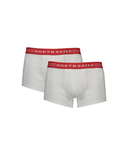 North Sails White Cotton Underwear for men
