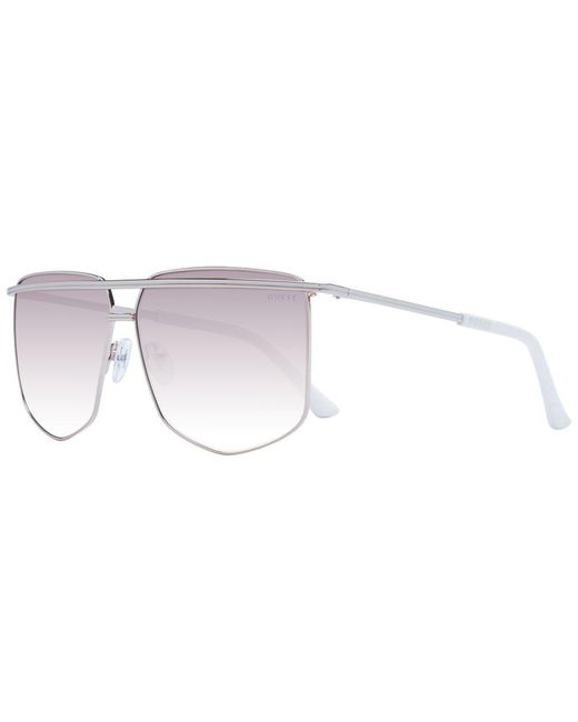 Guess White Silver Sunglasses
