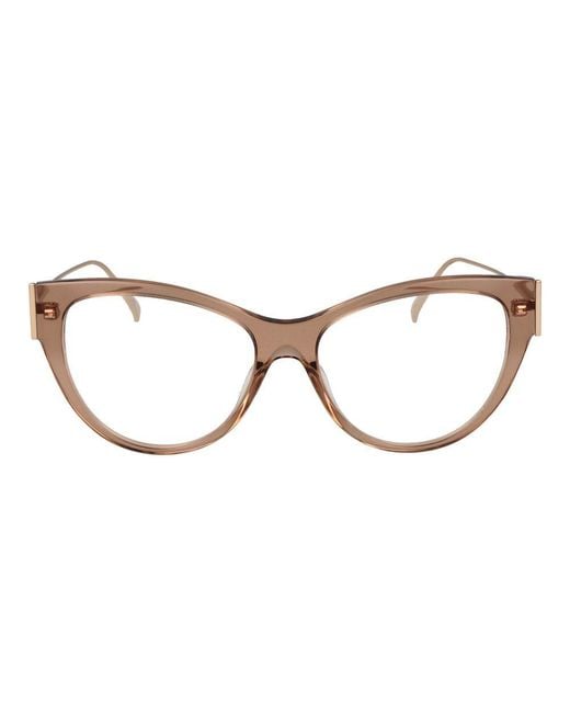 Tod's Brown Beige Acetate & Metal Glasses (frames)