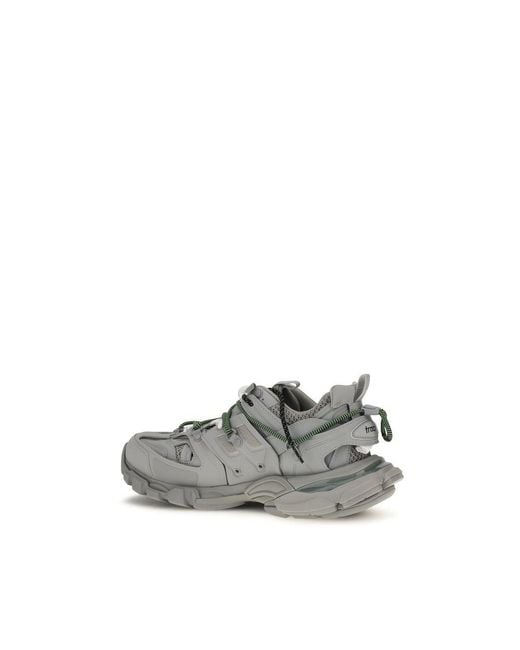 Balenciaga Gray Polyethylene Athletic Sneakers for men