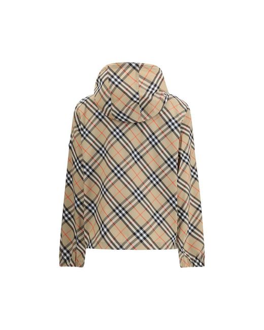 Burberry Multicolor Archivio Check Waterproof Jacket