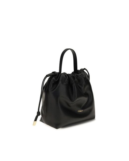 Chloé Black Lamb Ovis Aries Aries Shoulder Bag