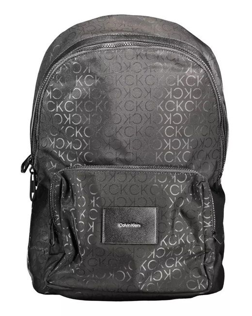 Calvin Klein Gray Polyester Backpack for men
