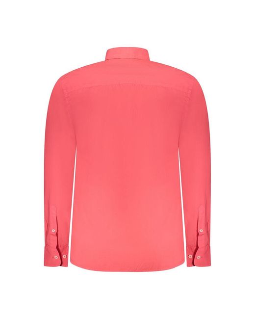 North Sails Pink Cotton Shirt for men