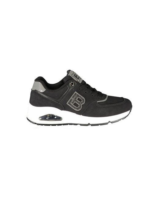 Laura Biagiotti Black Polyurethane Sneaker