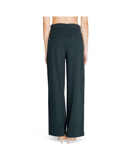 Street One Blue Green Viscose Jeans & Pant
