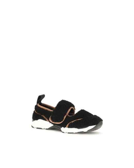 Marni Black Polyamide Athletic Sneakers