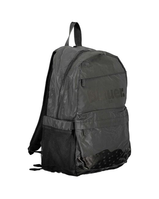 Blauer Black Sleek Urban Voyager Backpack for men