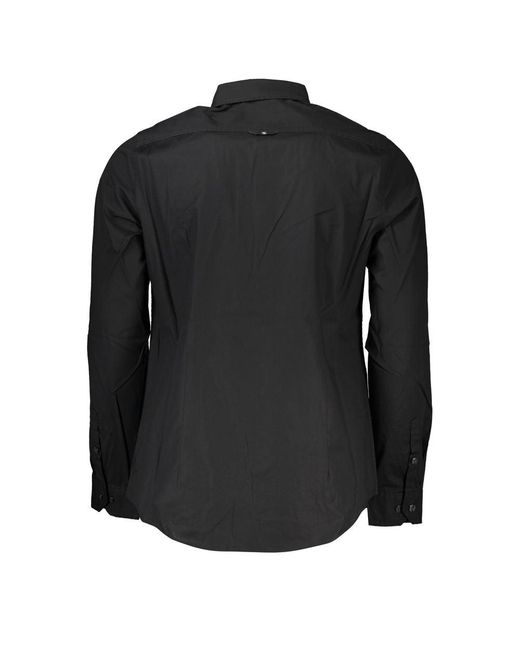 Calvin Klein Black Elegant Slim Fit Long Sleeved 'Shirt for men