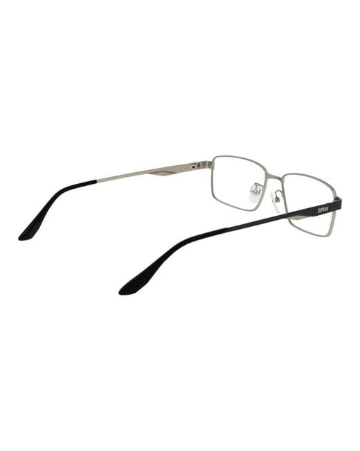 BMW Metallic Gray Metal Glasses (frames) for men