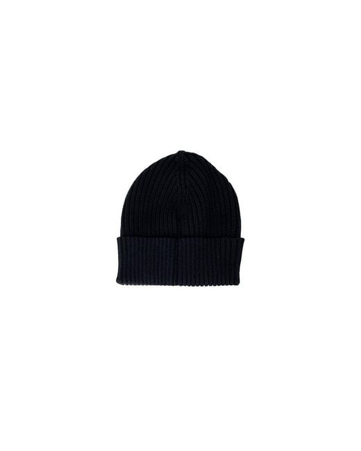 Calvin Klein Black Wool Cap (baseball Hat)