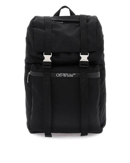 Off-White c/o Virgil Abloh Black Outdoor Backpack for men