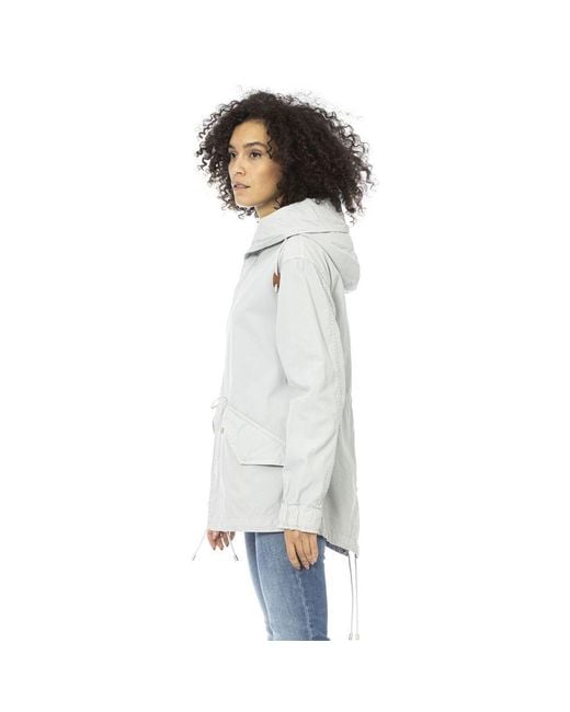 MR & MRS White Cotton Jackets & Coat