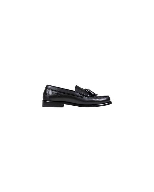 Tommy Hilfiger Black Leather Slip for men