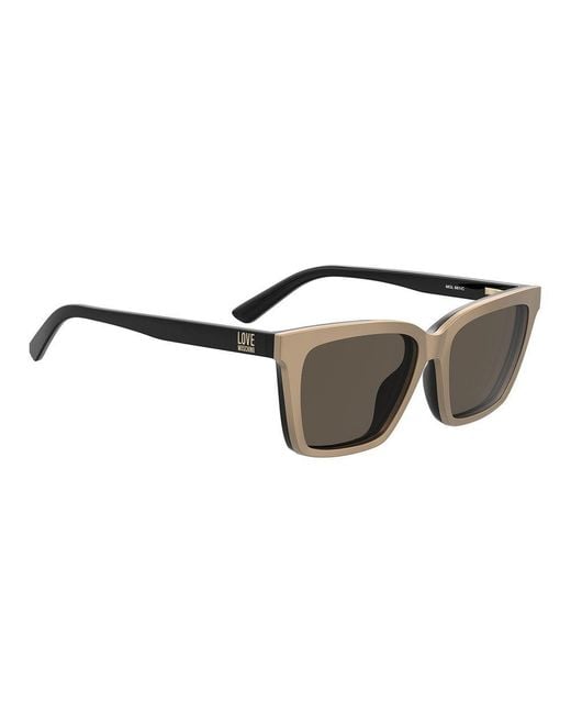 Love Moschino Black Acetate Glasses (Frames) Accessory