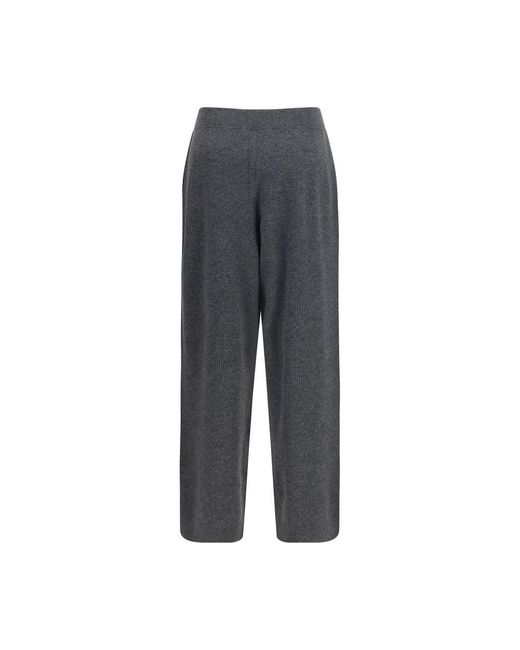 Brunello Cucinelli Gray Cashmere Casual Pants