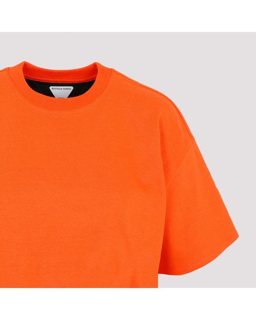 Bottega Veneta Orange Jersey T-shirt Tshirt