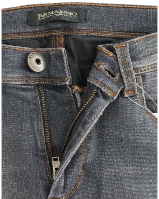 Ermanno Scervino Blue Chic Slim-Fit Skinny Jeans