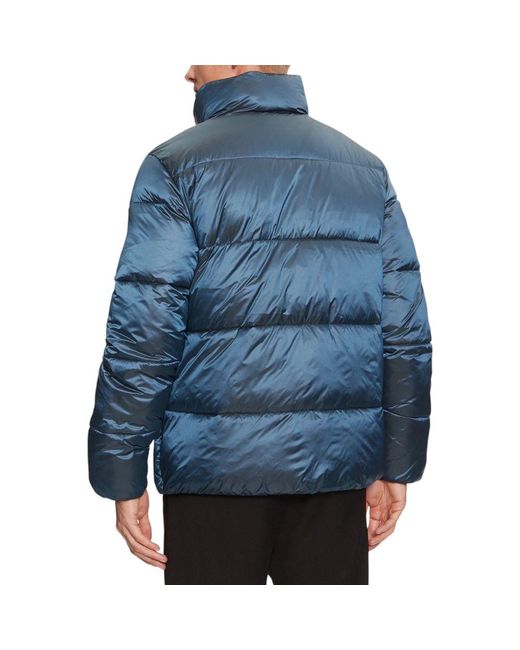 Calvin Klein Blue Recycled Polyamide Jacket for men