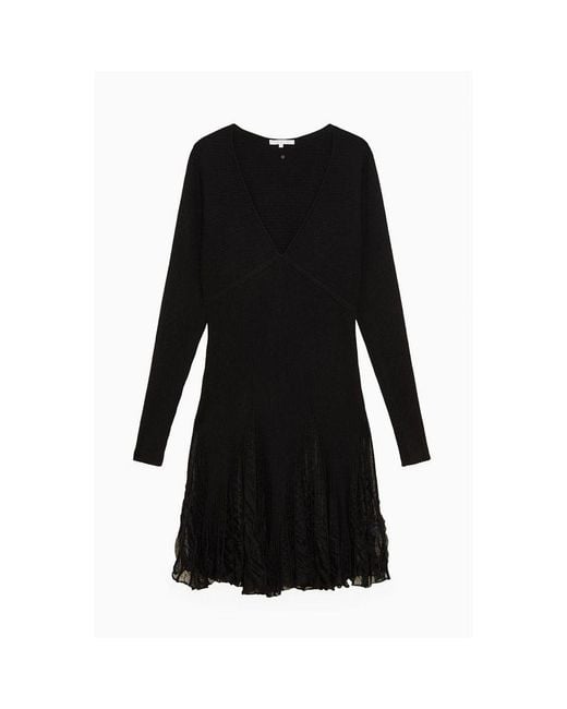 Patrizia Pepe Black Viscose Casual Dress