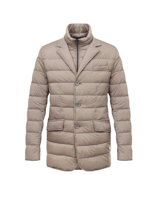 Herno Gray Polyamide Jacket for men