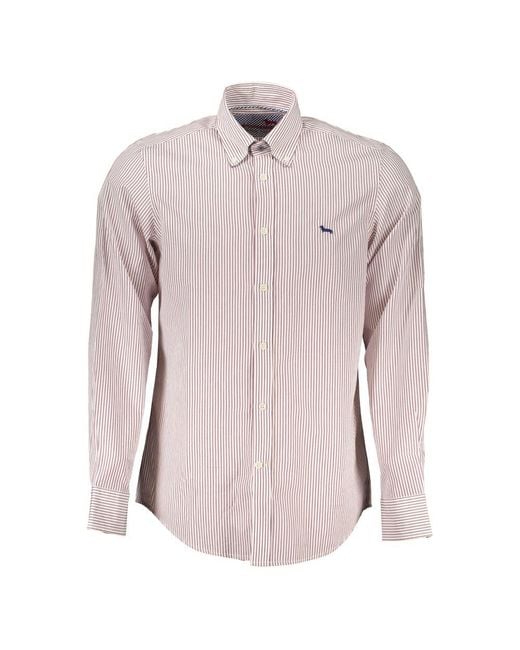 Harmont & Blaine Pink Cotton Shirt for men