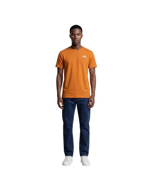 The North Face Orange Cotton T for men