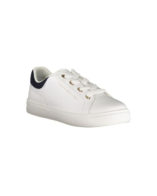 Tommy Hilfiger White Leather Sneaker
