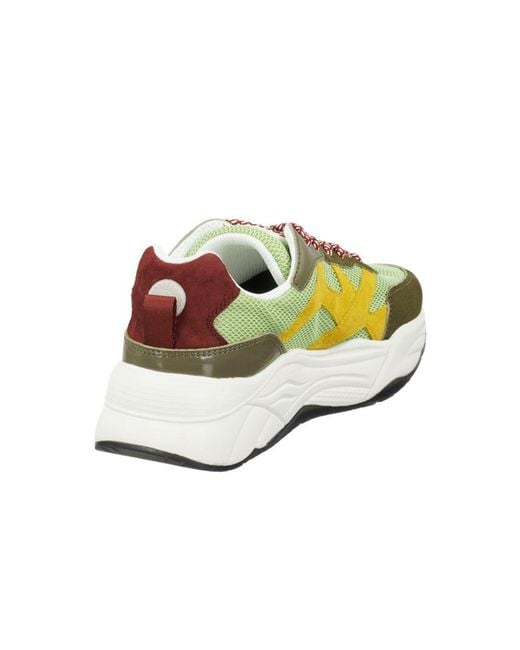 Scotch & Soda White Goatskin Chunky Sneakers