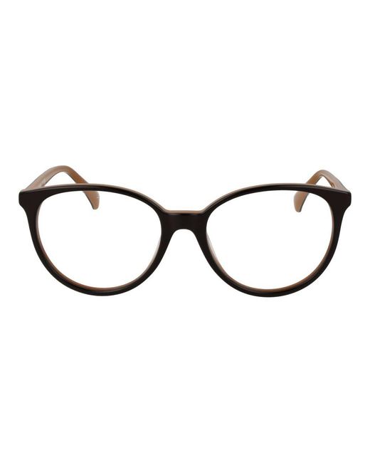 Max Mara Black Brown Acetate Glasses (frames)