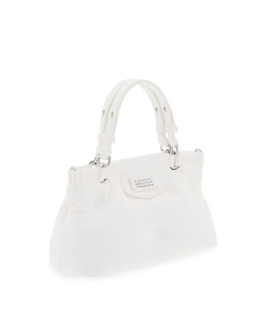 Maison Margiela White Small Glam Slam Handbag