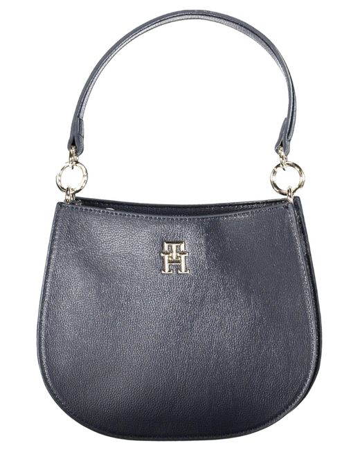 Tommy Hilfiger Blue Polyester Handbag
