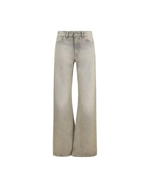 Our Legacy Gray Cotton Straight